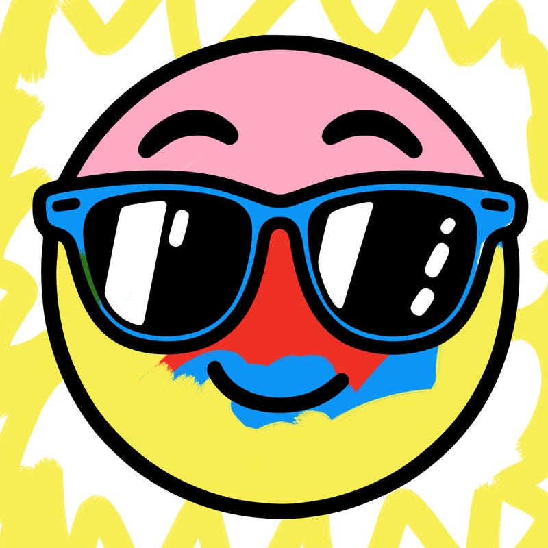 emoji with sunglasses