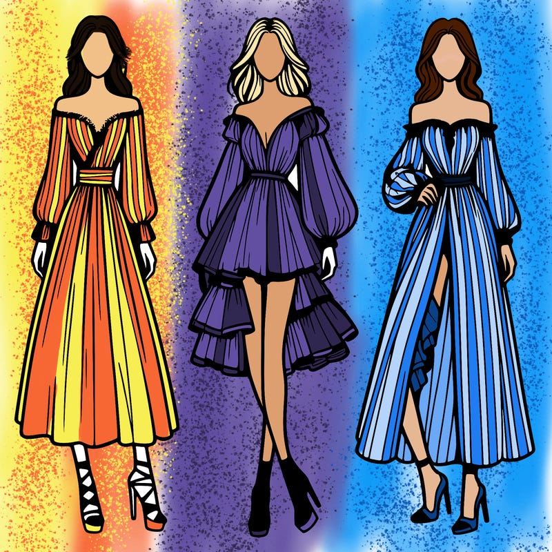 fashion models dresses