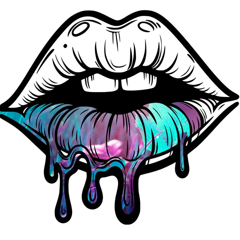 lips that look realistic and drip