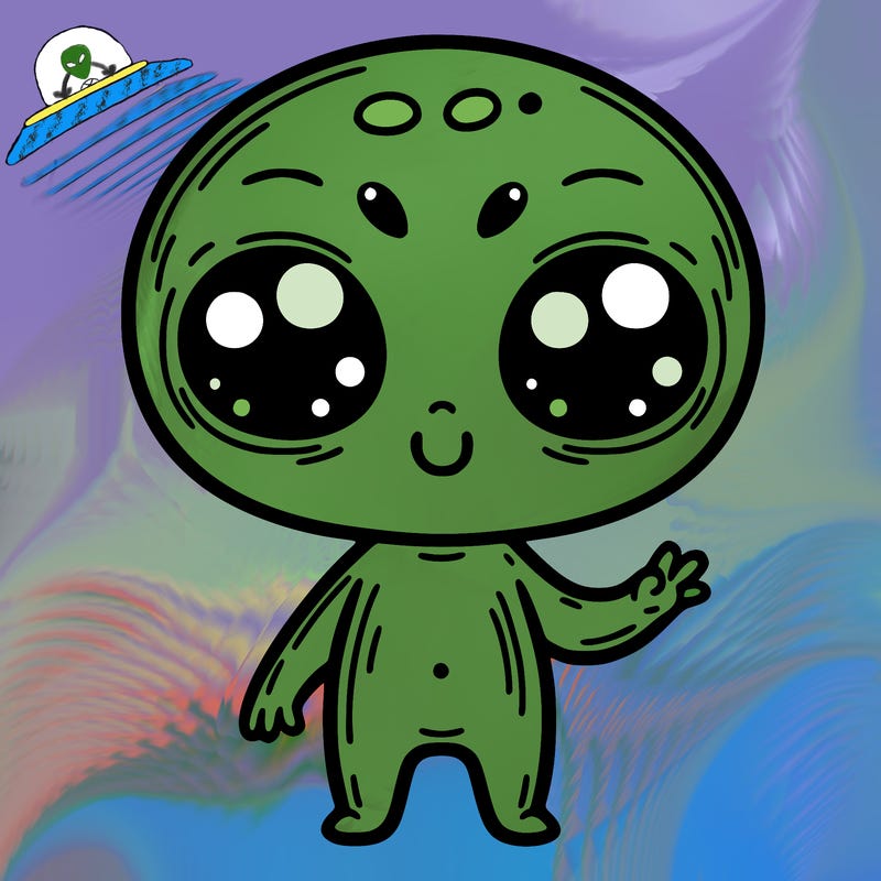 alien cute