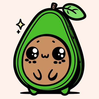 cute avocado