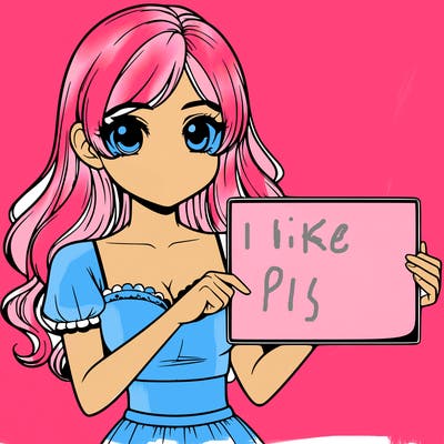 realistic pretty girl holding blank sign