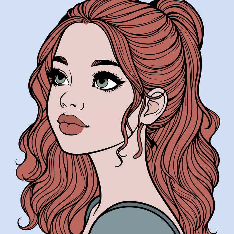 beautiful realistic girl