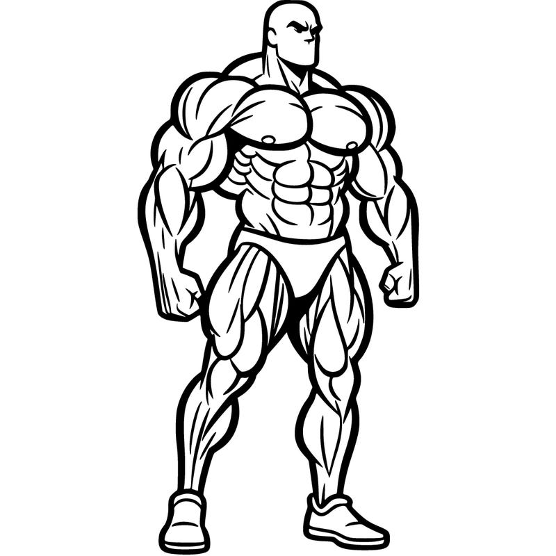 muscular man