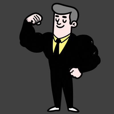 a man that has muscles