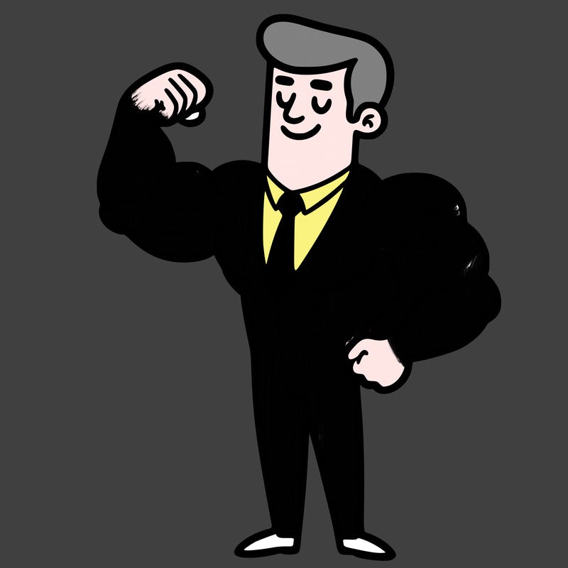 a man that has muscles