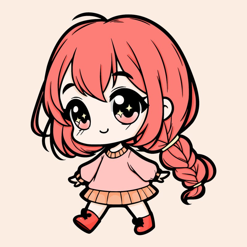 cute little chibi girl