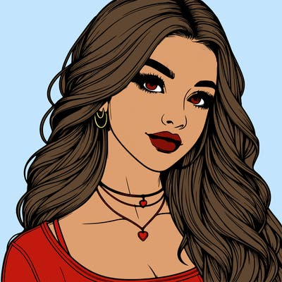 detailed realistic girl