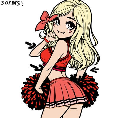 realistic cheerleader