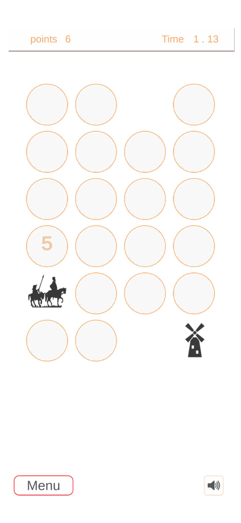 Brain trainer app interface showing a memory match game with minimalist design