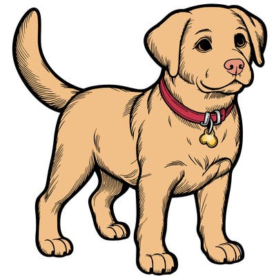 realistic dog