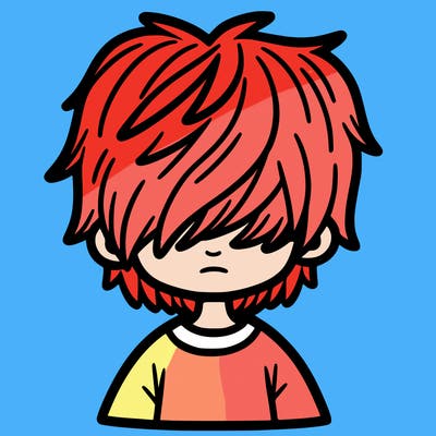 kid with hair that covers his eyes