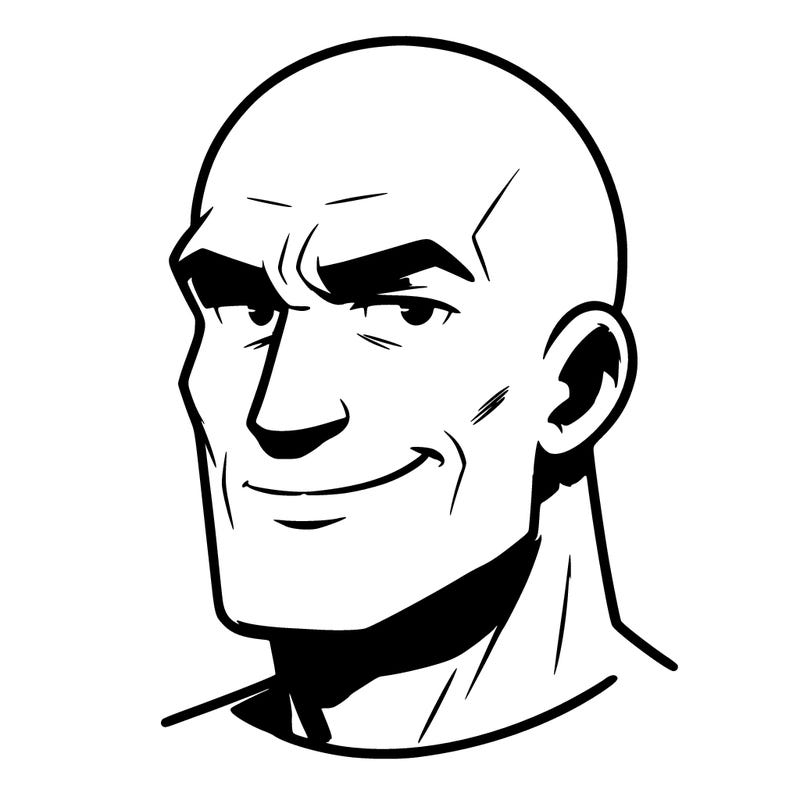 bald man