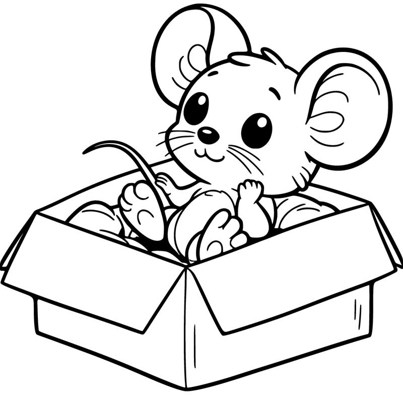 mouse in a box