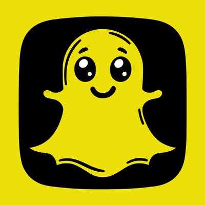 snap chat the app symbol