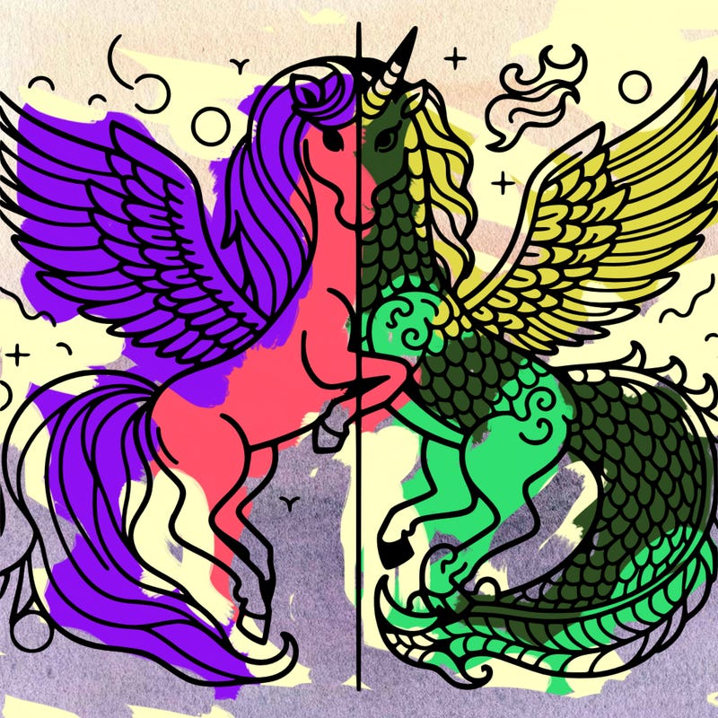 pegasus dragon split