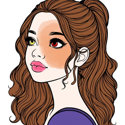 beautiful realistic girl