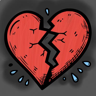 a broken heart