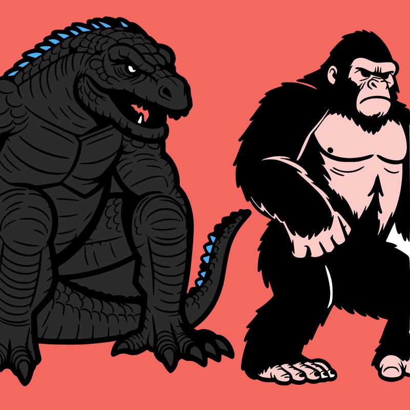 godzilla and kong