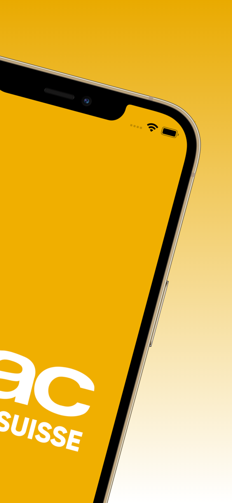 Schermata di avvio dell'app mobile Fnac Svizzera visualizzata su uno smartphone