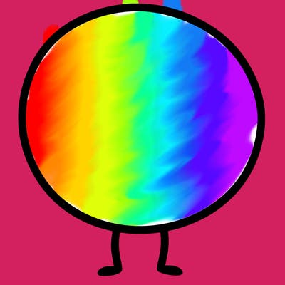 a plain circle with nothing else