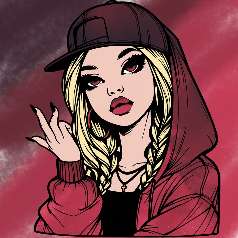 realistic hip hop girl