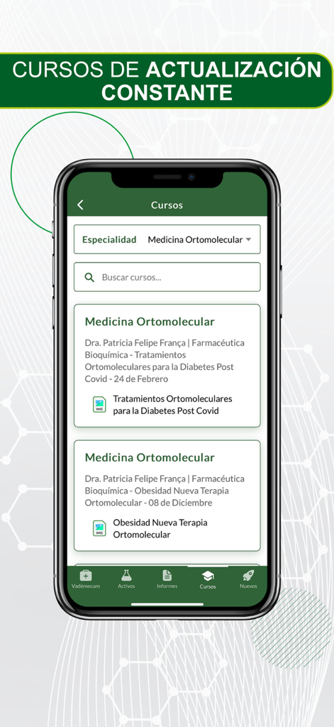 Farmacia Artesanal - Lista de cursos educativos en español para profesionales de farmacia y estudiantes de medicina.