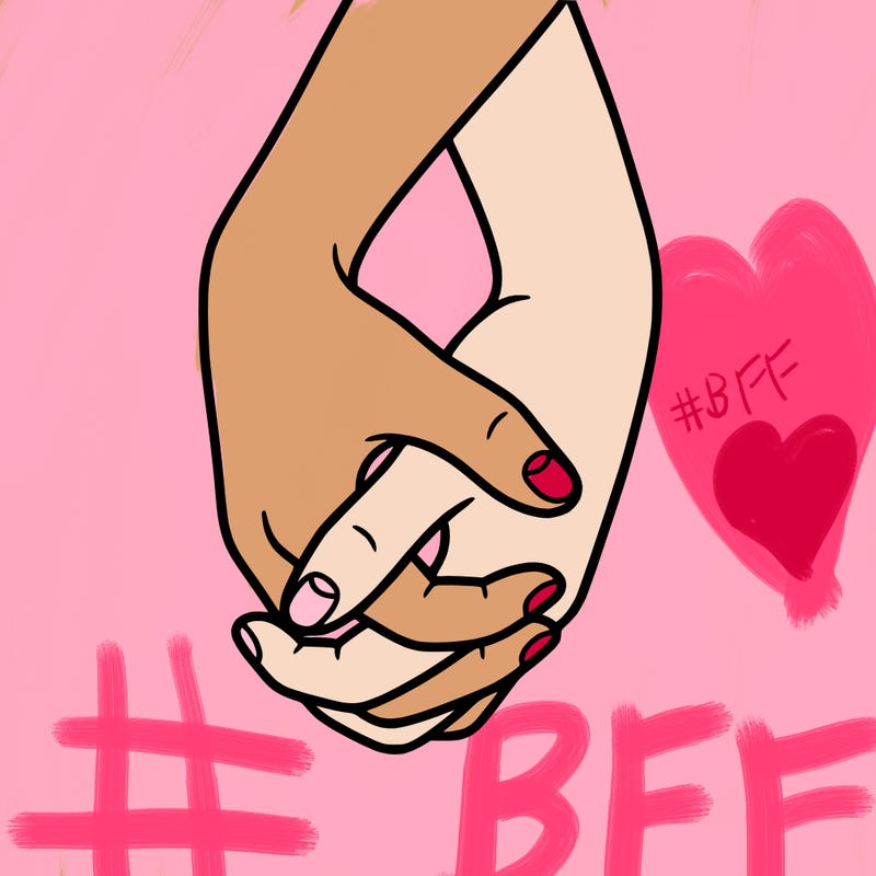 hands in shape of heart