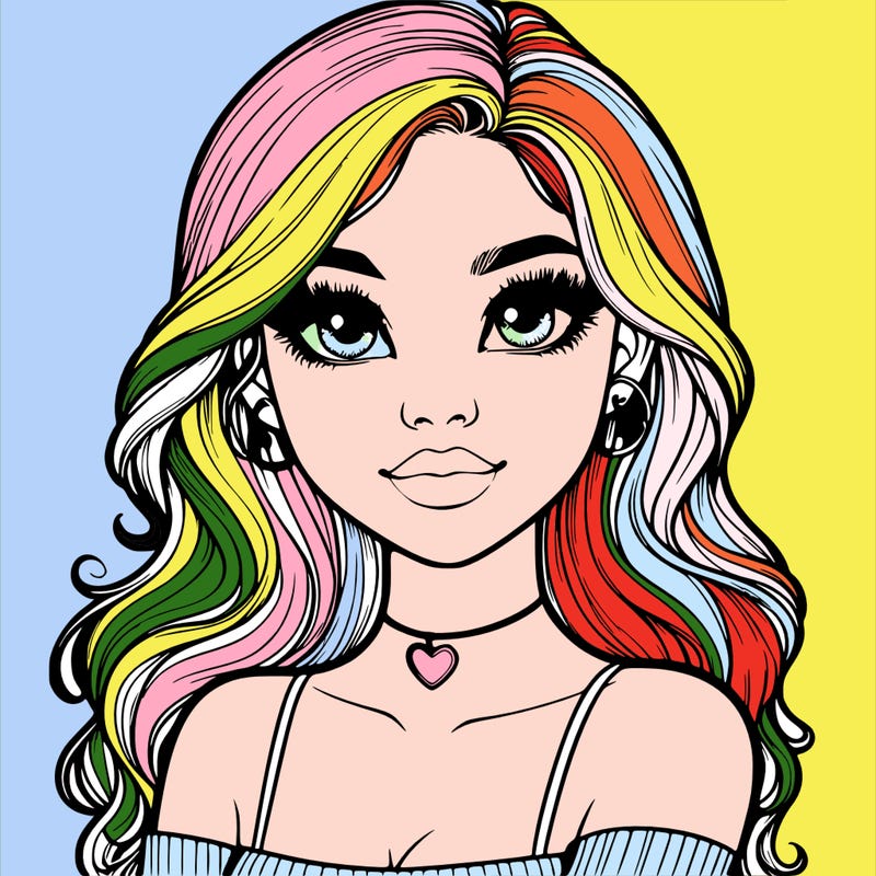 realistic pretty girl