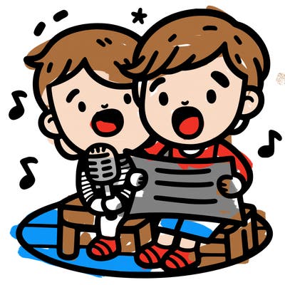 a child reciting a poem