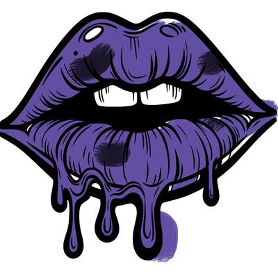 lips that look realistic and drip