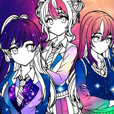 anime girls teenagers