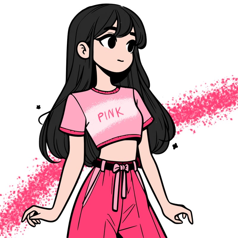 girl in a cute crop top