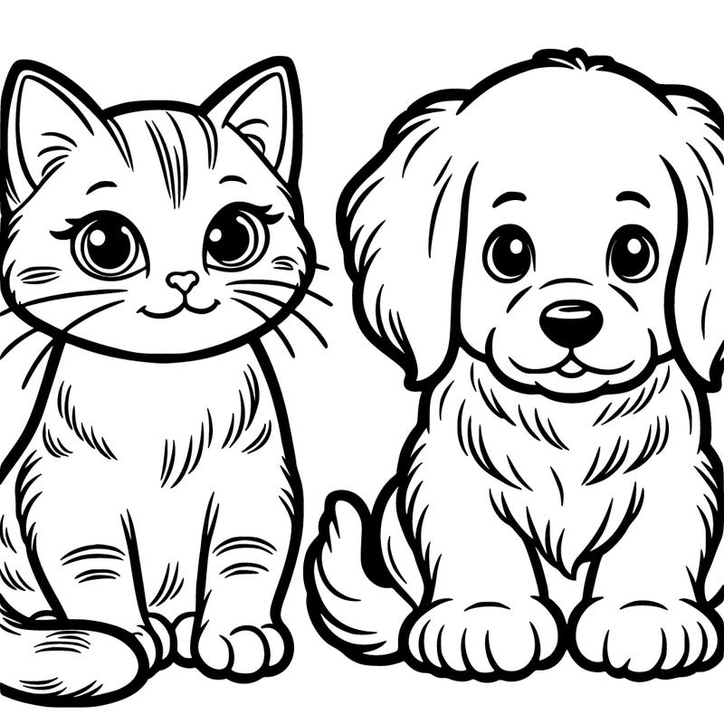 kitten and puppy