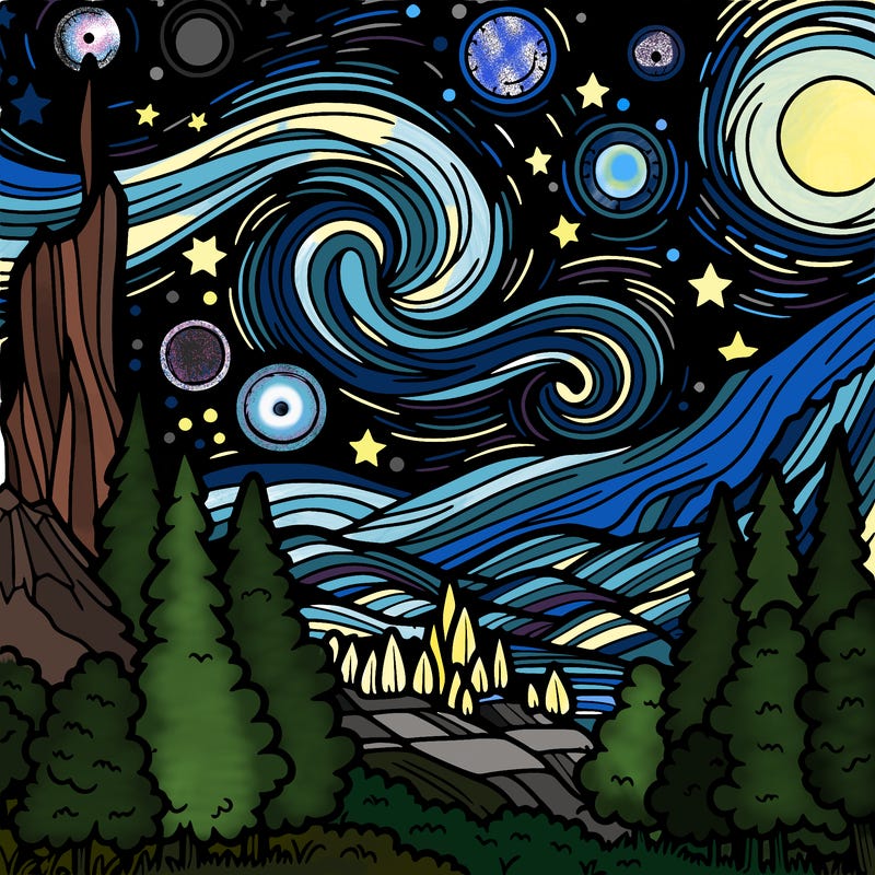 starry night serenity