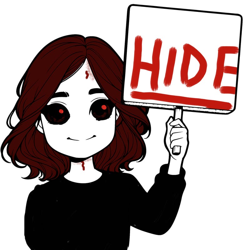 realistic girl holding up a sign