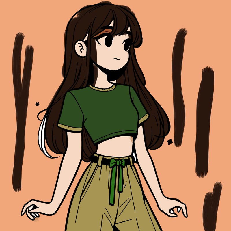 girl in a cute crop top