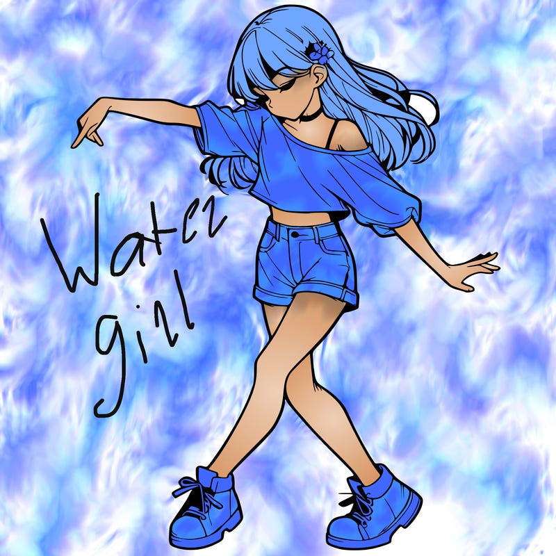 realistic girl danceing