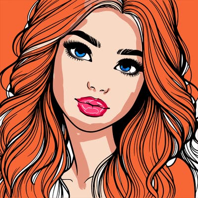 beautiful realistic girl