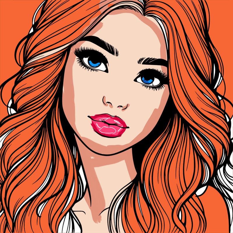 beautiful realistic girl