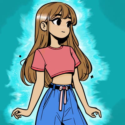 girl in a cute crop top