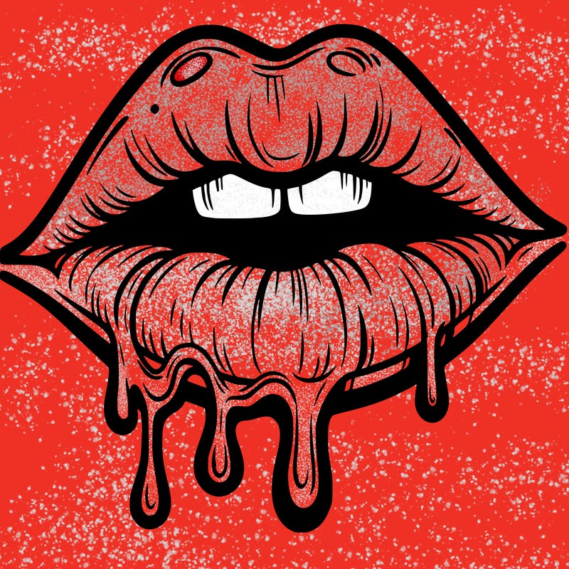 lips that look realistic and drip