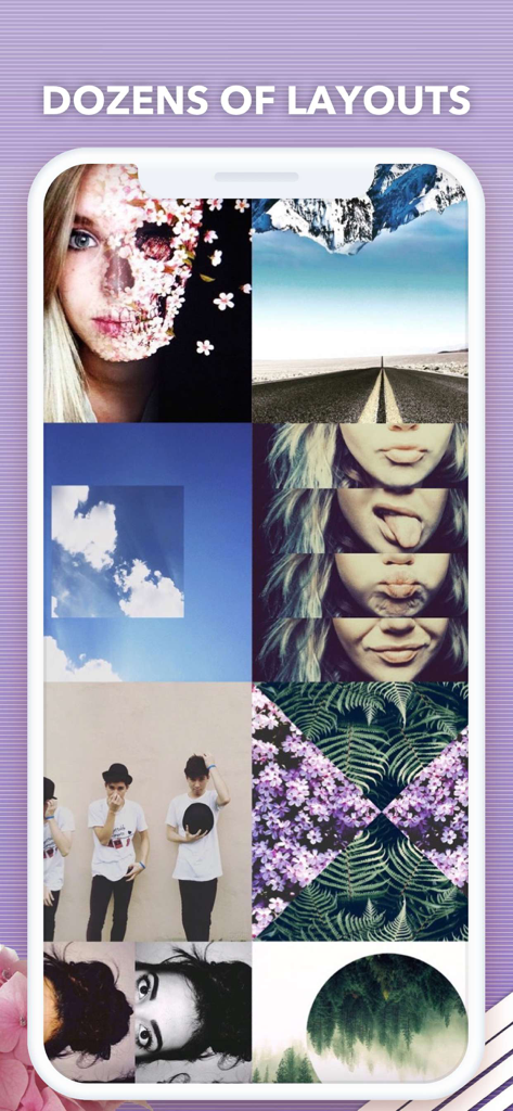 Split Pic Collage Maker Layout