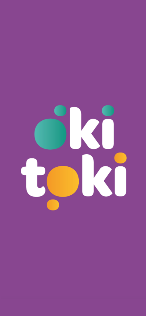 Okitoki - Okitoki app logo on a purple background