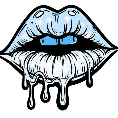 lips that look realistic and drip