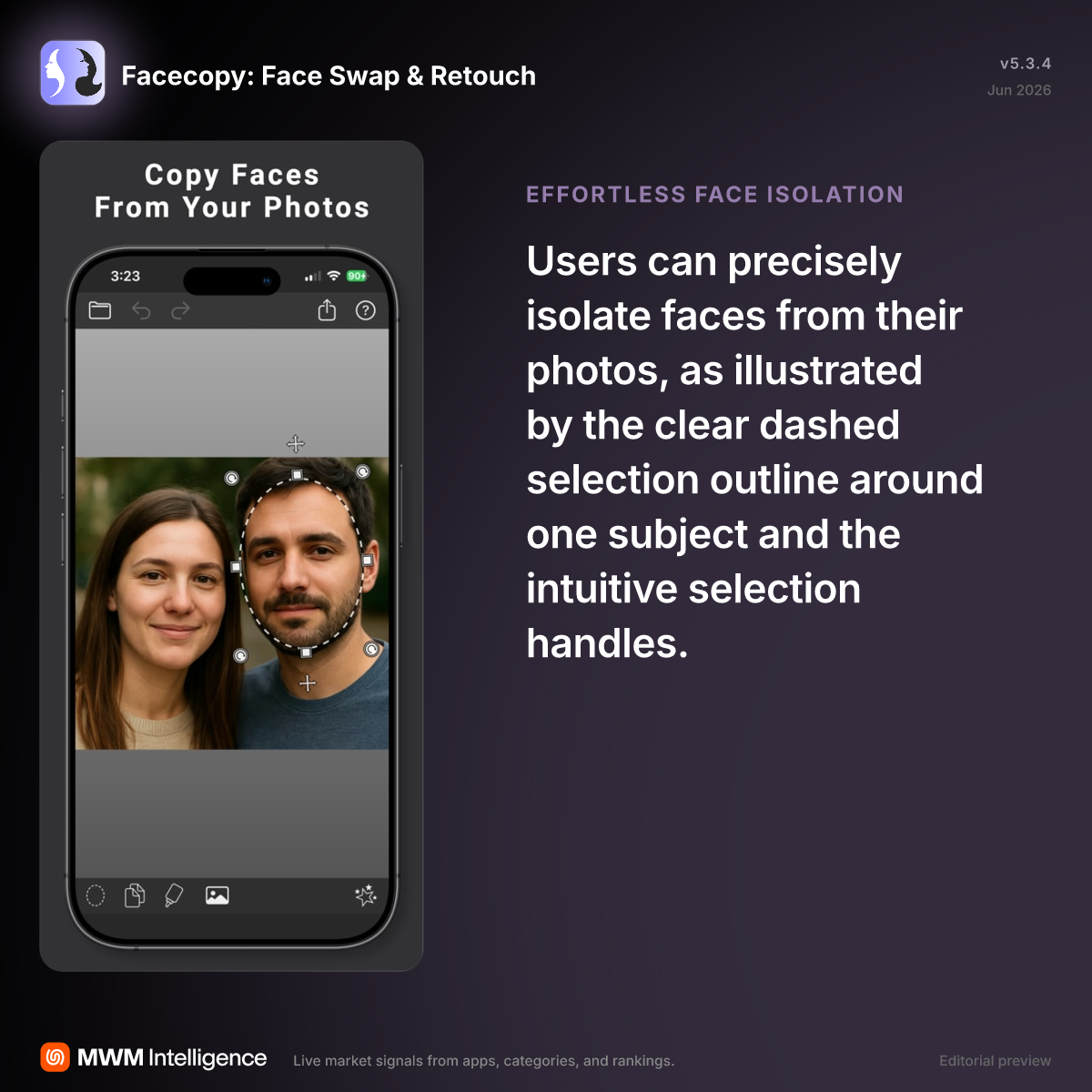 Facecopy: Face Swap & Retouch - Graphics & Design App | MWM