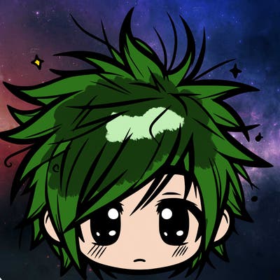 messy hair sharp eyes