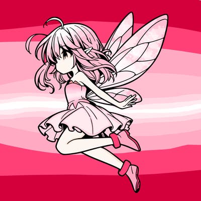 manga fairy flying
