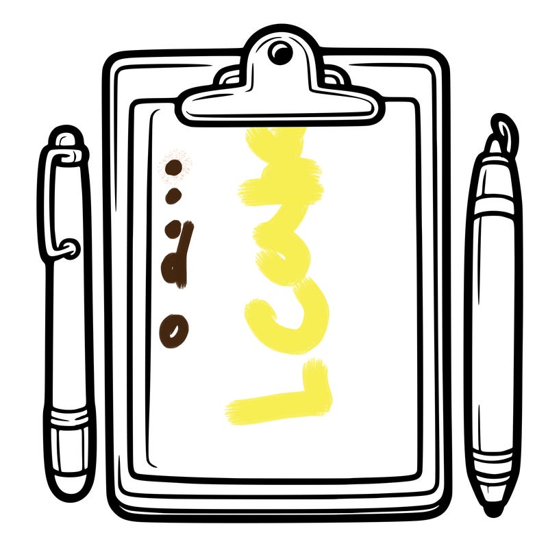 blank clip board with pen