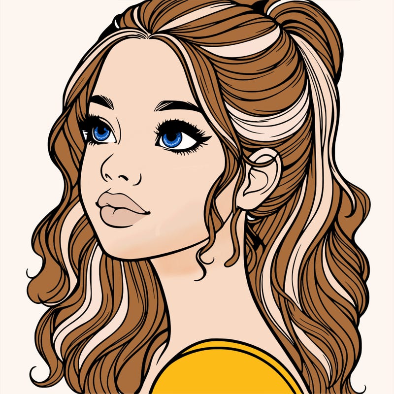 beautiful realistic girl